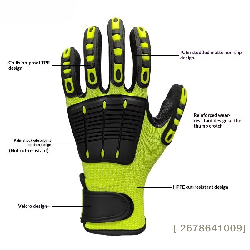 Work Glove Impact - ⚑Cut Resistant Safety Work Glove Anti