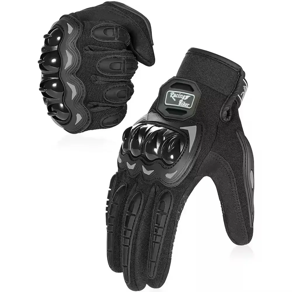 Motorcycle Glove Knuckle - Summer Motorcycle Riding Gloves Breathable Hard