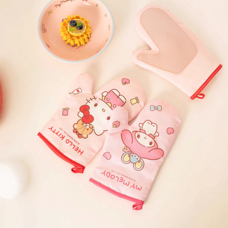 Hello Kitty Kuromi Silicone Gl - Oven Mitt Silicone recension och pris