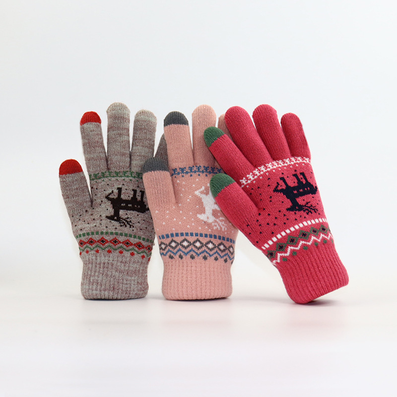 Autumn and Winter Thickened To - Wool Glove Lined recension och pris
