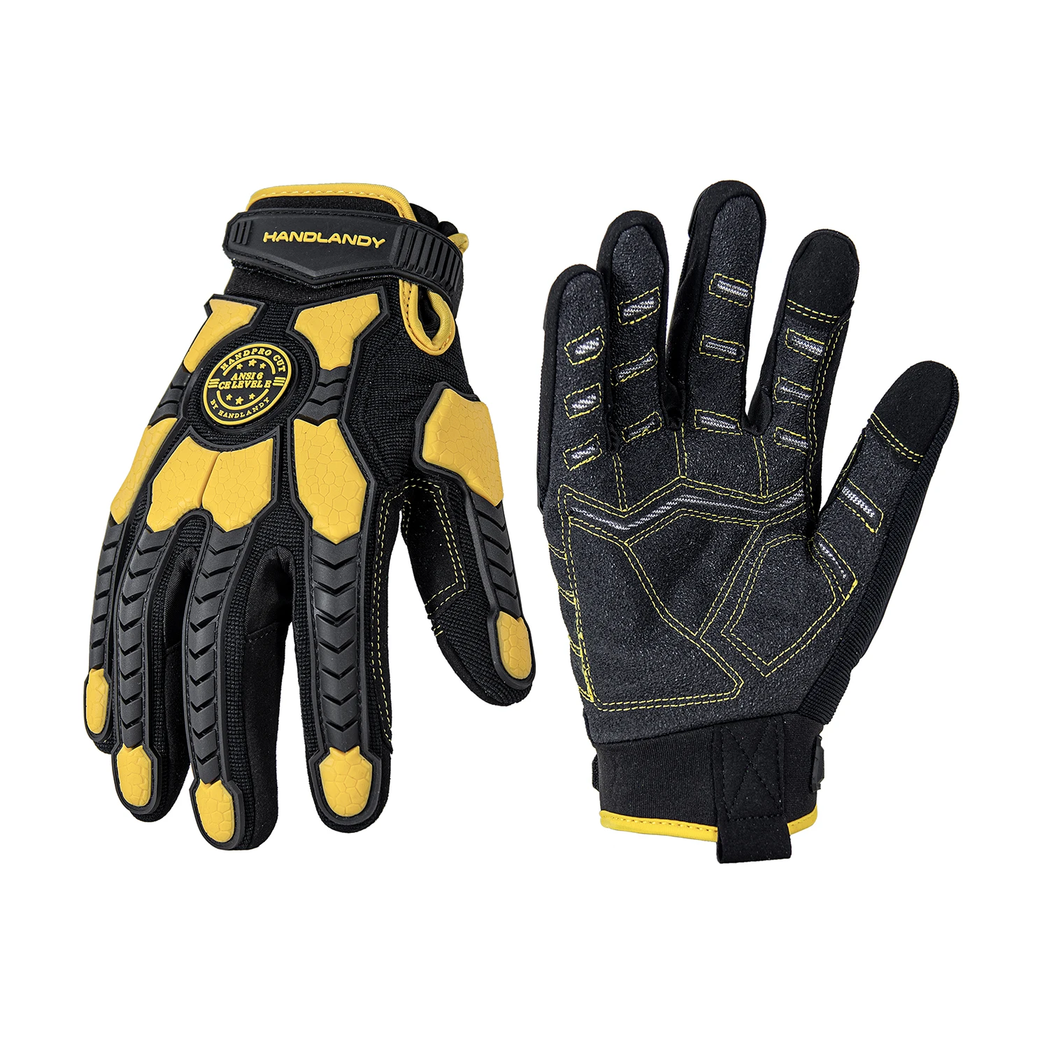 Heavy Duty Work Gloves, Cut 6  - Work Glove Impact recension och pris