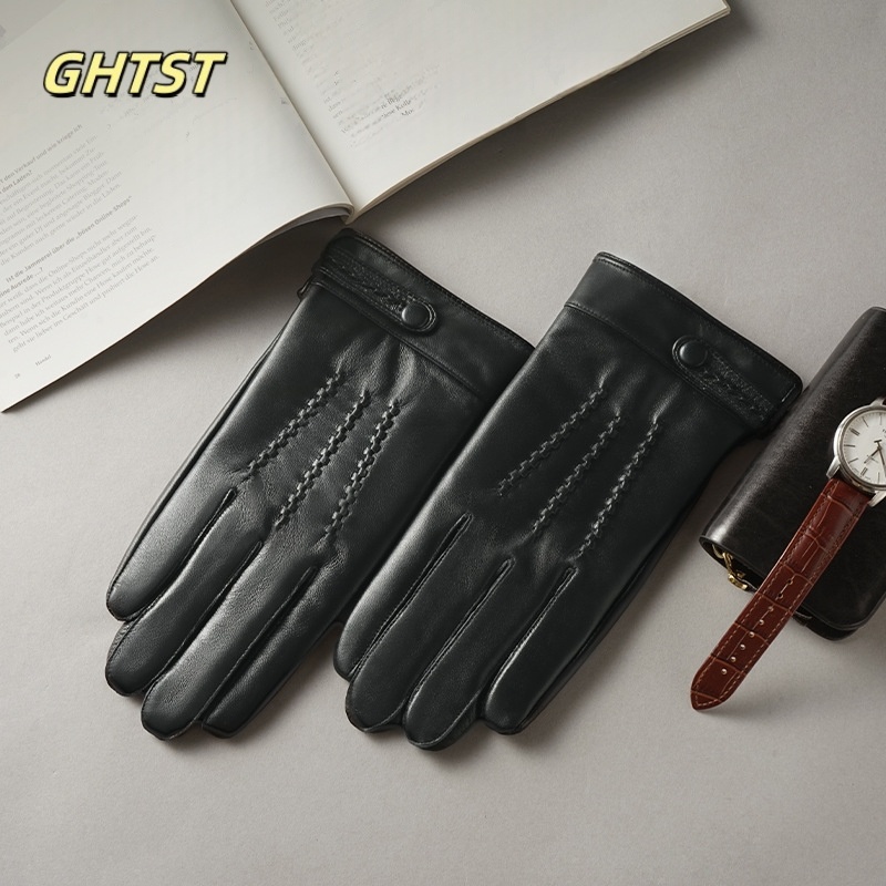 2025 New Men Winter Genuine Le - Leather Driving Glove recension och pris