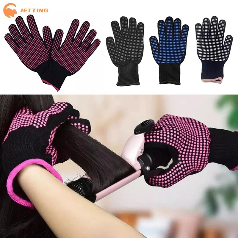 1Pcs Hair Salon Styling Gloves - Heat Resistant Glove recension och pris
