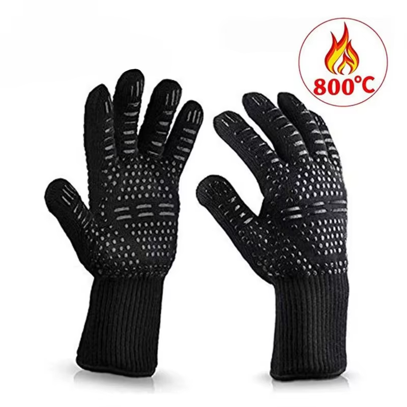 One Piece BBQ Gloves High Temp - Oven Mitt Silicone recension och pris