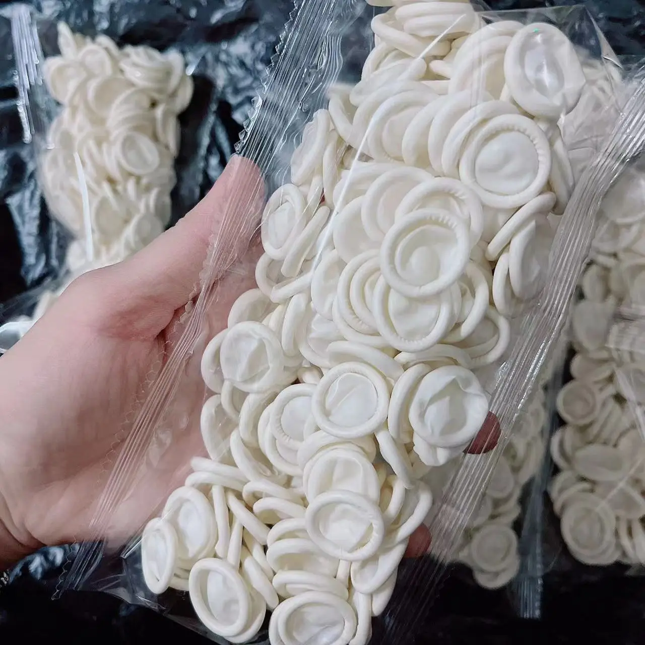 50-200pc Non-slip Fingers Cove - Rubber Glove Cleaning recension och pris