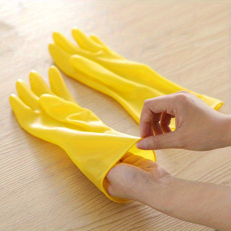 1Pairs(2pcs) Rubber Gloves Was - Dish Glove Rubber recension och pris