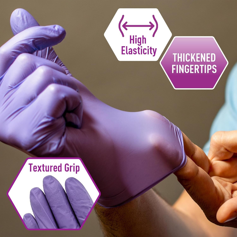 Soft Max Purple Nitrile Gloves - Exam Glove Nitrile recension och pris