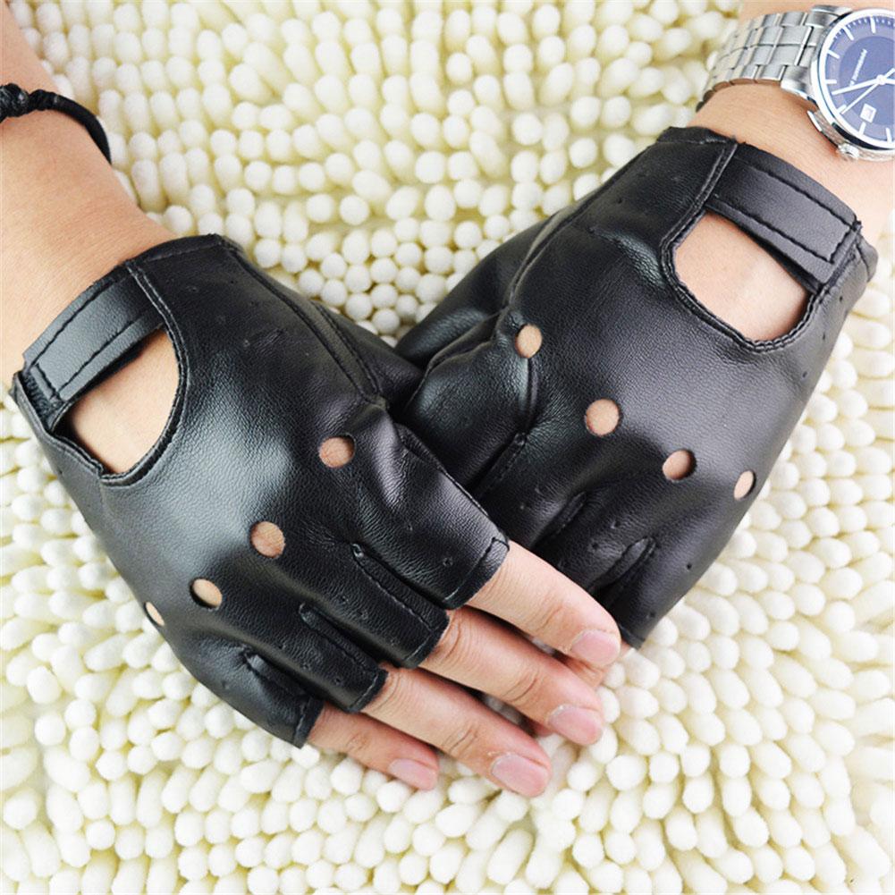 Unisex Half-Finger Gloves Thea - Leather Driving Glove recension och pris