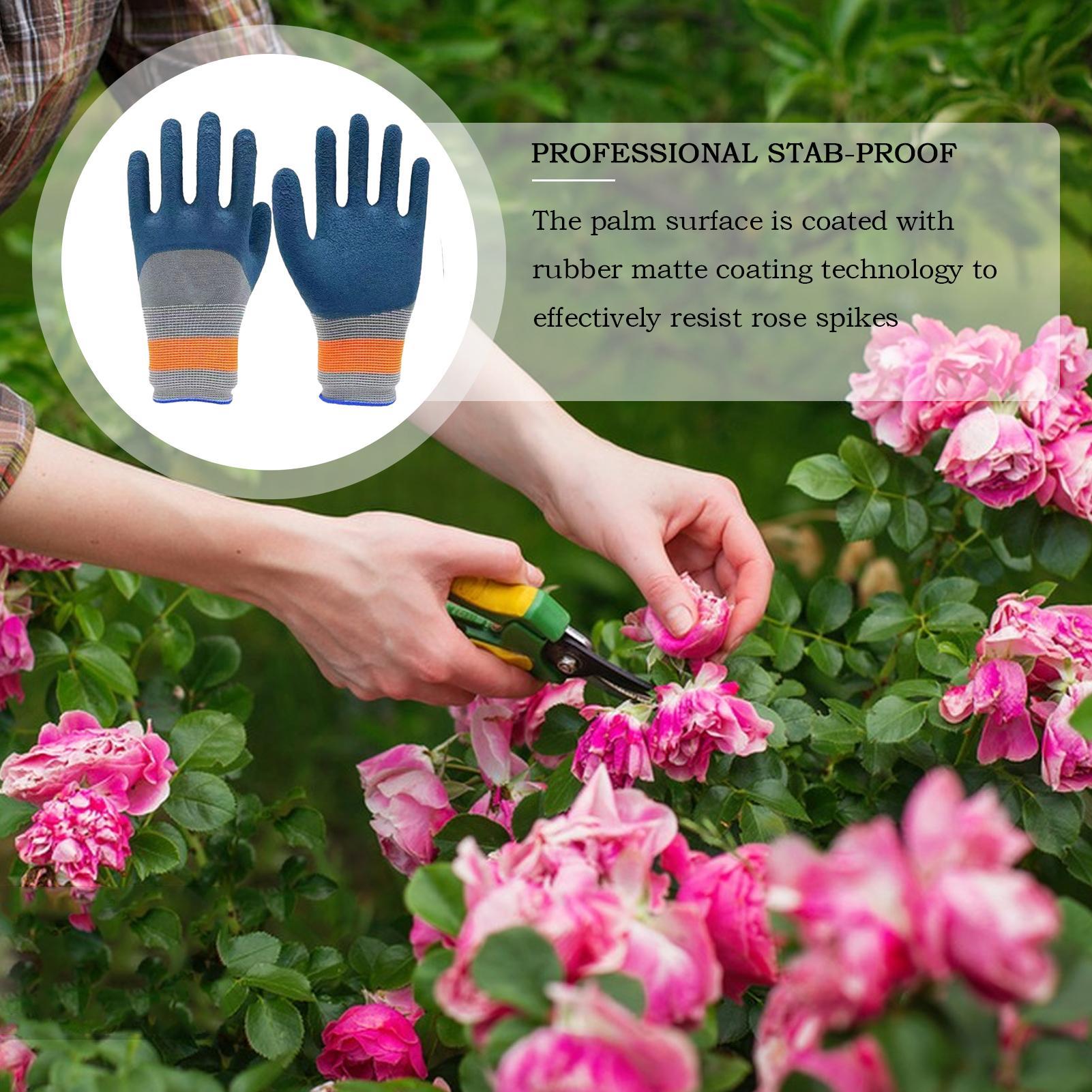 1Pair of Gardening Gloves Rubb - Gardening Glove Waterproof recension och pris