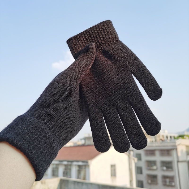 Men's and Women's Knitted Wool - Wool Glove Lined recension och pris