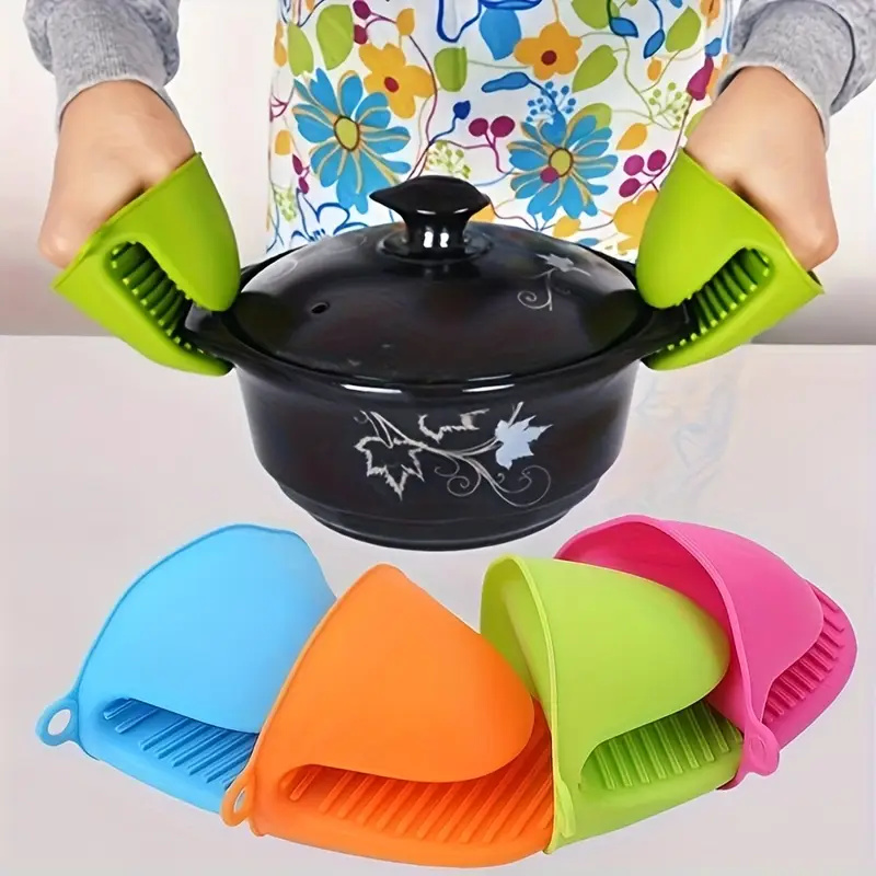 2Pcs Silicone Pot Holder Glove - Oven Mitt Silicone recension och pris