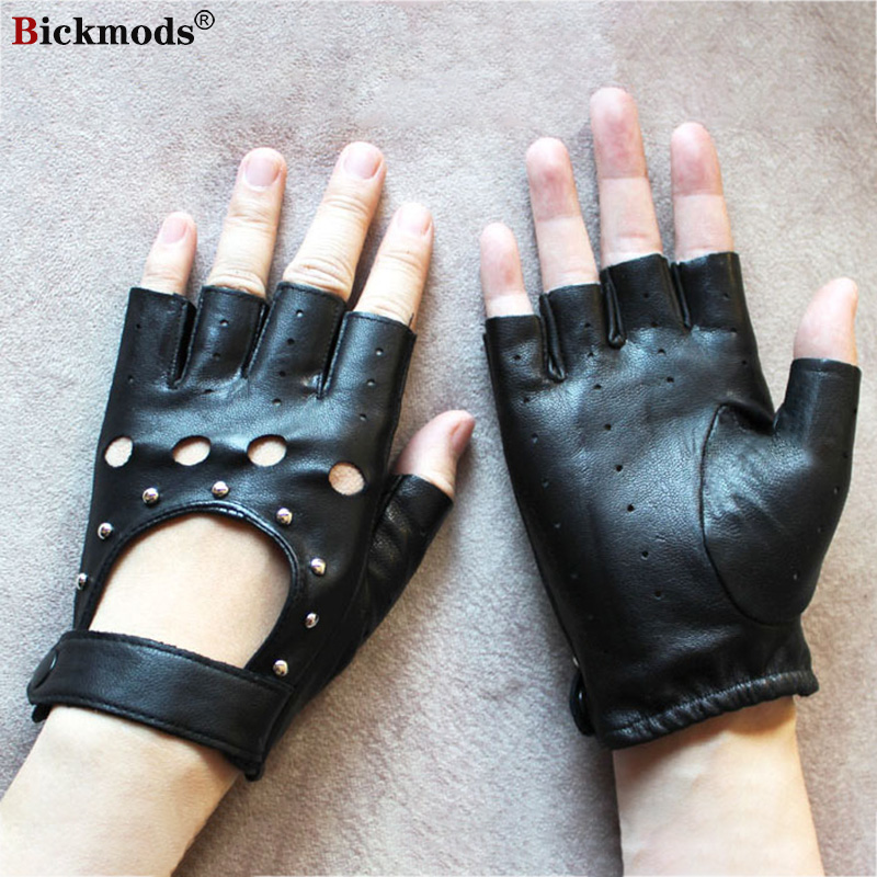 Women's Leather Half Finger Gl - Leather Driving Glove recension och pris