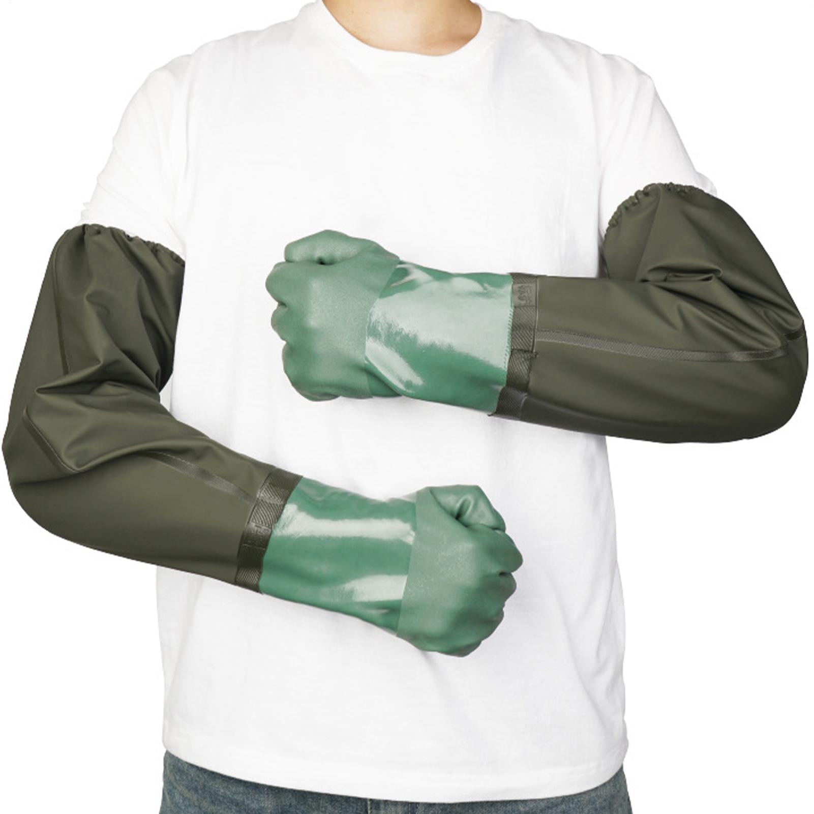 Waterproof Rubber Gloves Long  - Rubber Glove Cleaning recension och pris