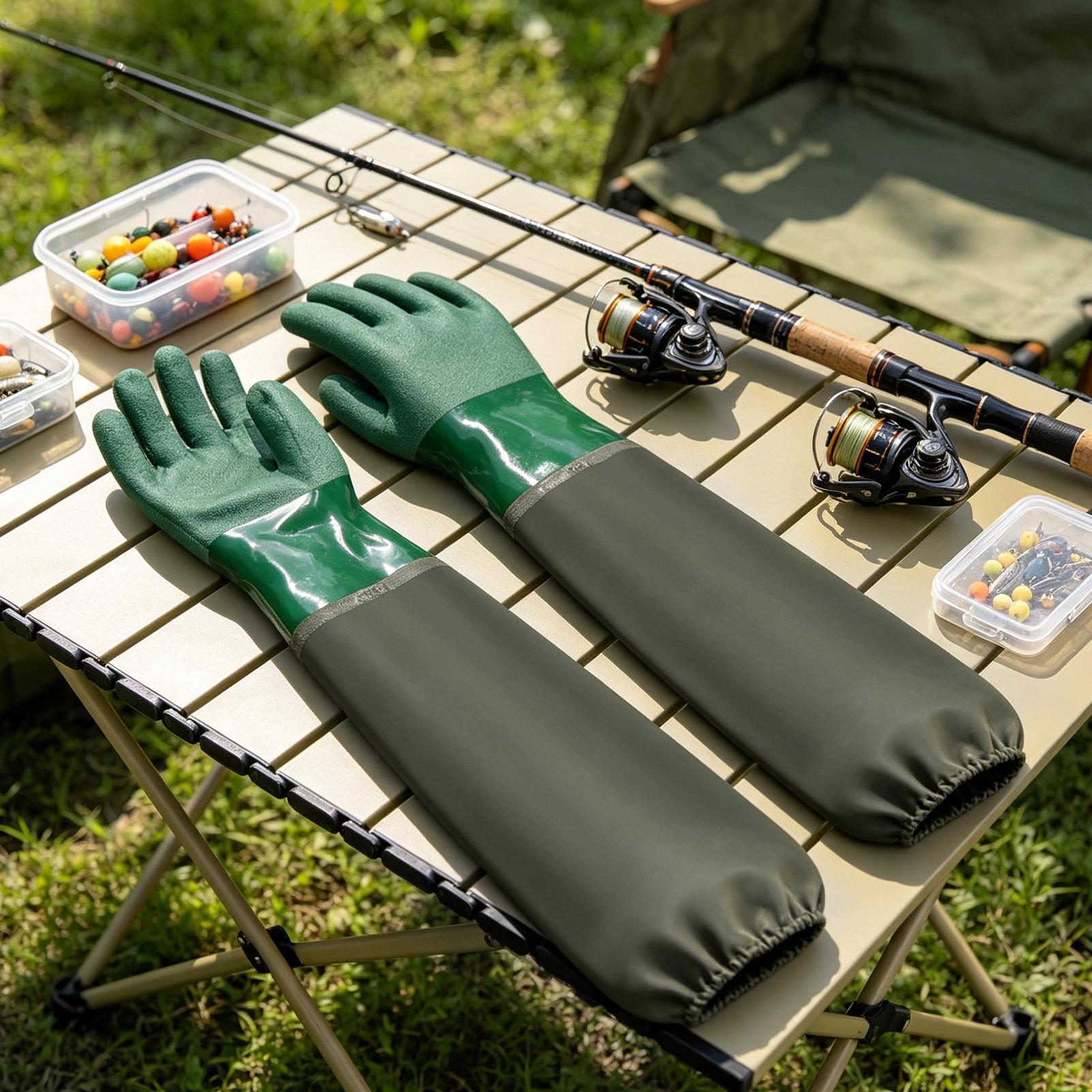 Waterproof Rubber Gloves Long  - Rubber Glove Cleaning recension och pris