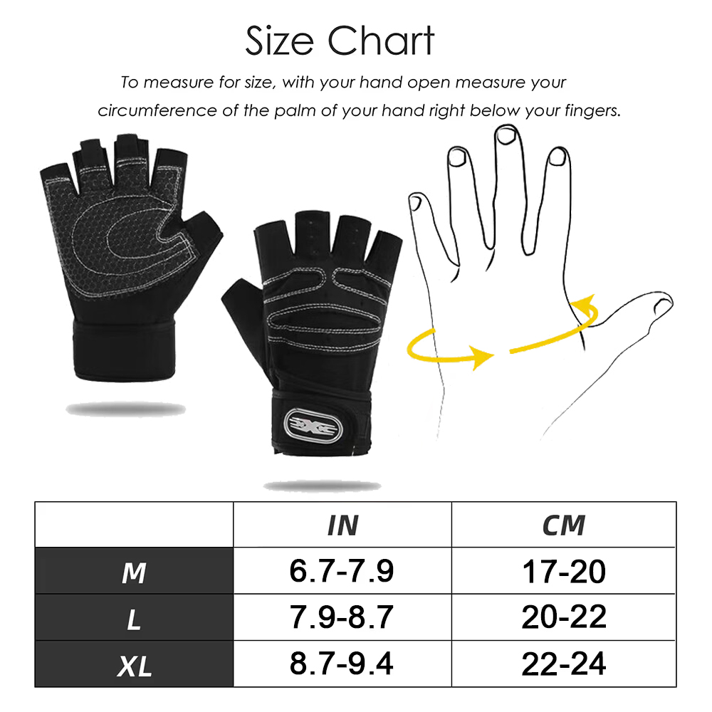 Gym Gloves Fitness Weight Lift - Workout Glove Gym recension och pris