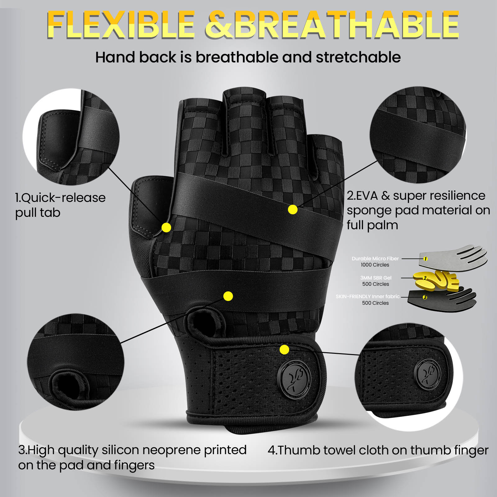 Gym Gloves for Men Sports Mult - Workout Glove Gym recension och pris