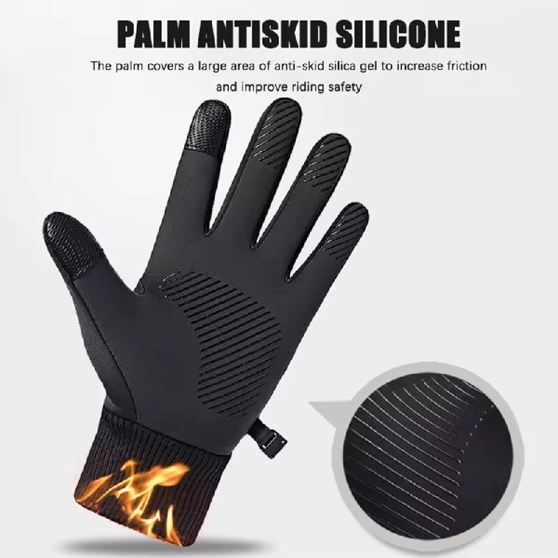 Black Winter Warm Full Fingers - Ski Glove Waterproof recension och pris