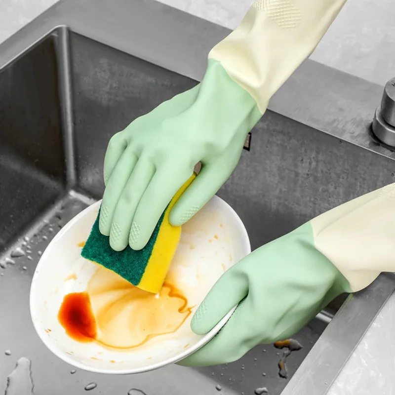 Thickened Kitchen Gloves, Dish - Dish Glove Rubber recension och pris