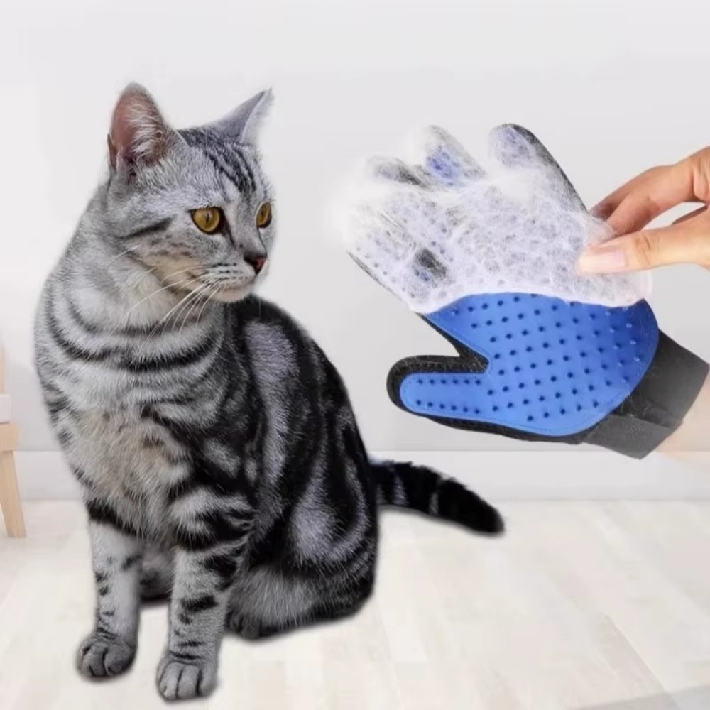 Pet Cat Dog Grooming Gloves Ca - Rubber Glove Cleaning recension och pris