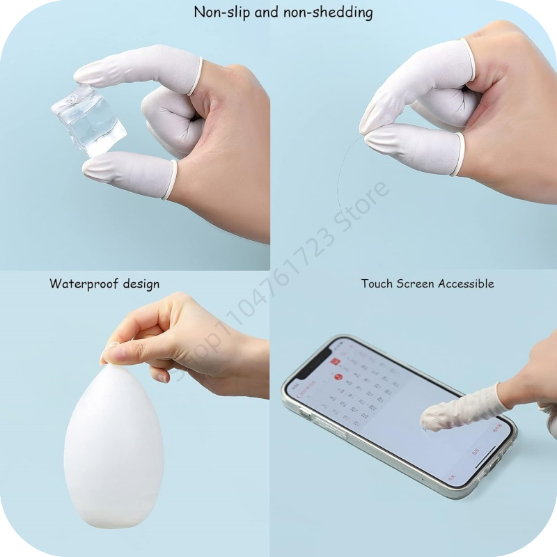 100Pcs Disposable Finger Cover - Latex Disposable Glove recension och pris