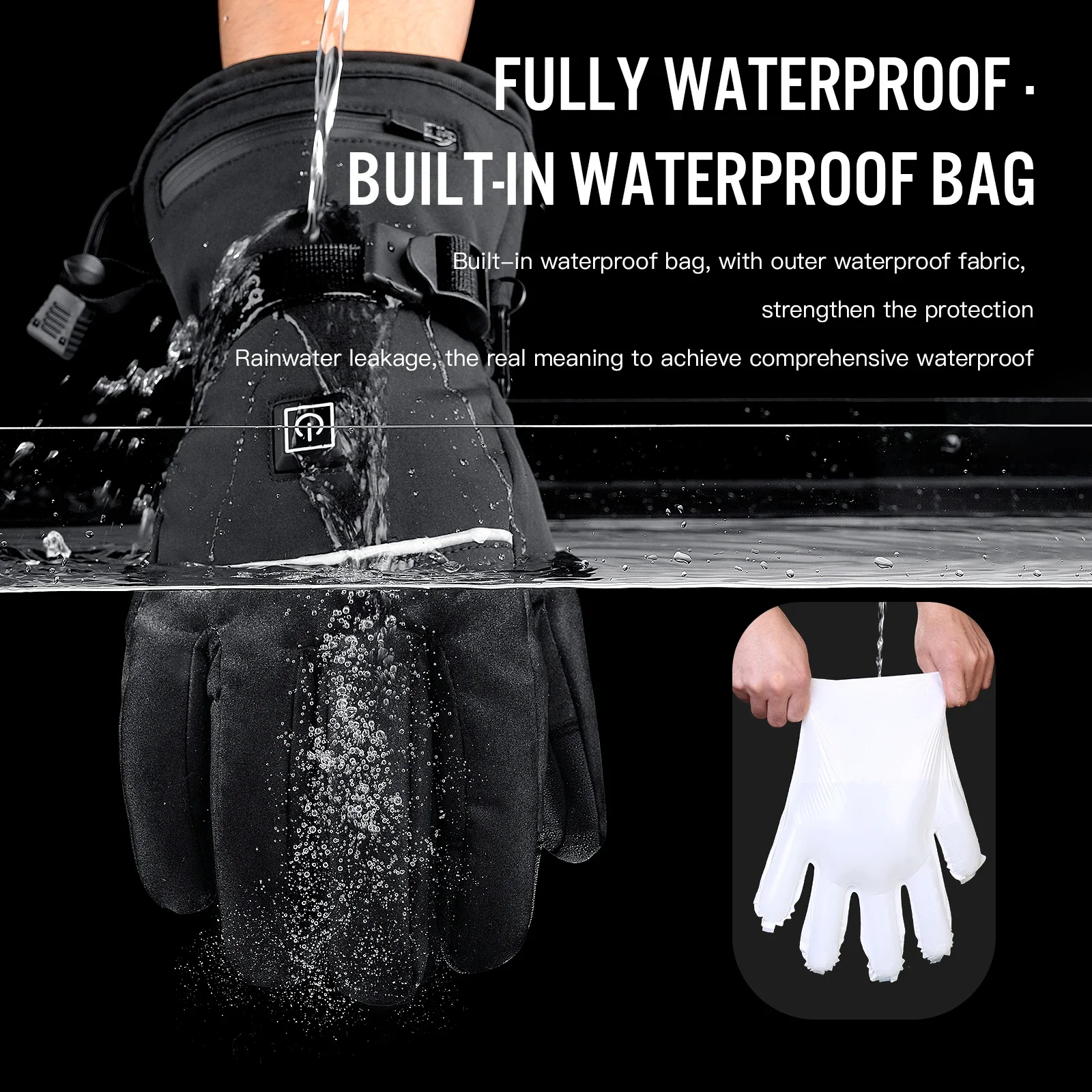 Electric Heated Gloves Motorcy - Gardening Glove Waterproof recension och pris