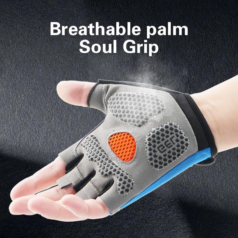 1Pair Half Finger Cycling Glov - Fingerless Glove Knit recension och pris