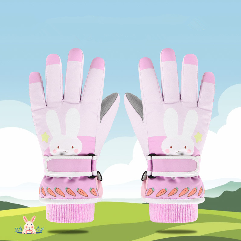 Kids Winter Snow Ski Gloves, W - Winter Glove Insulated recension och pris