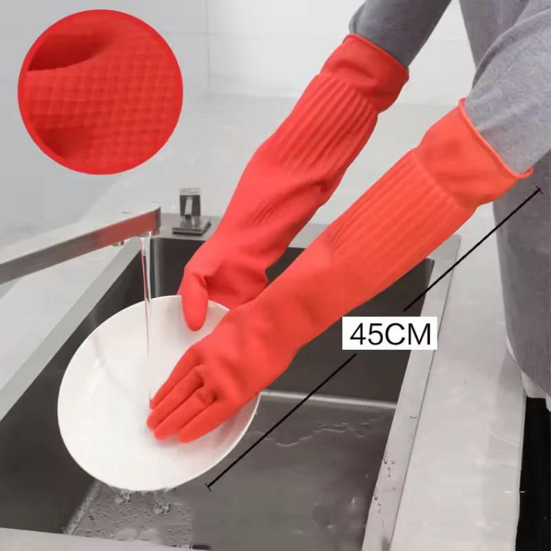Long Reusable Rubber Dishwashi - Rubber Glove Cleaning recension och pris