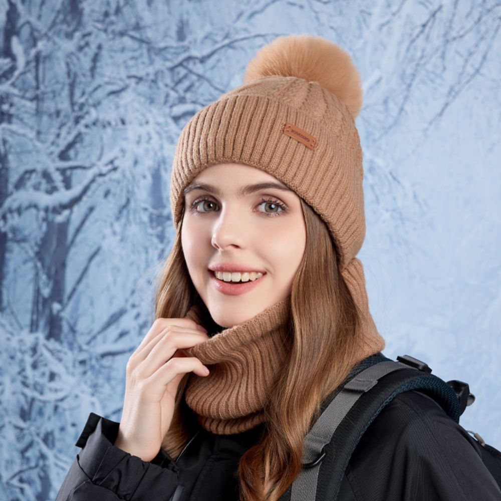 3pcs Simple Solid Color Hat Sc - Wool Glove Lined recension och pris
