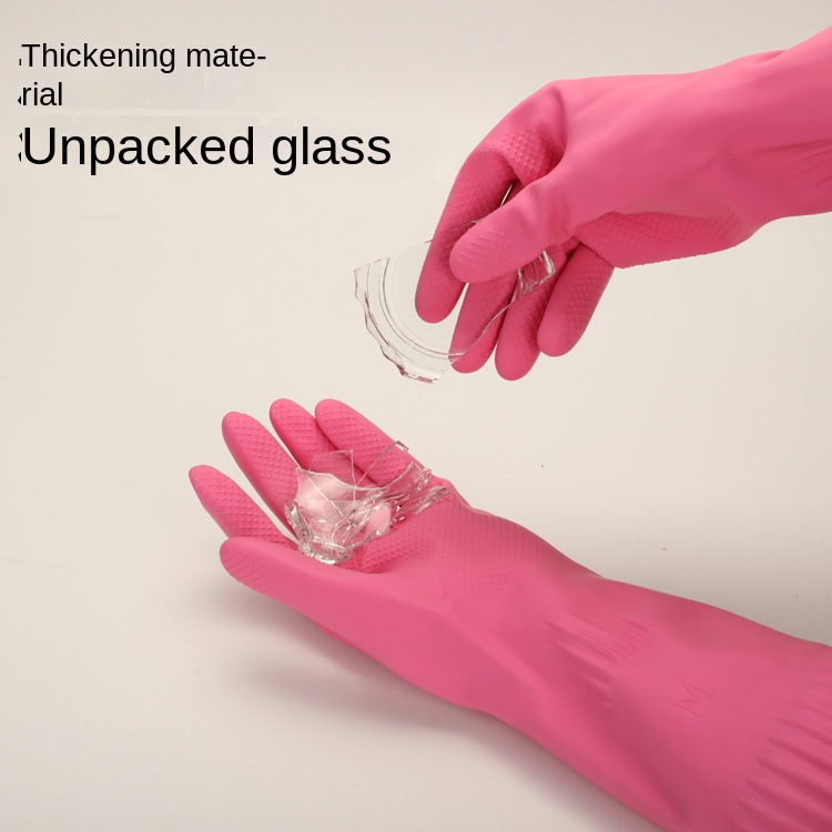 38cm Extra Thick Pink Rubber D - Dish Glove Rubber recension och pris