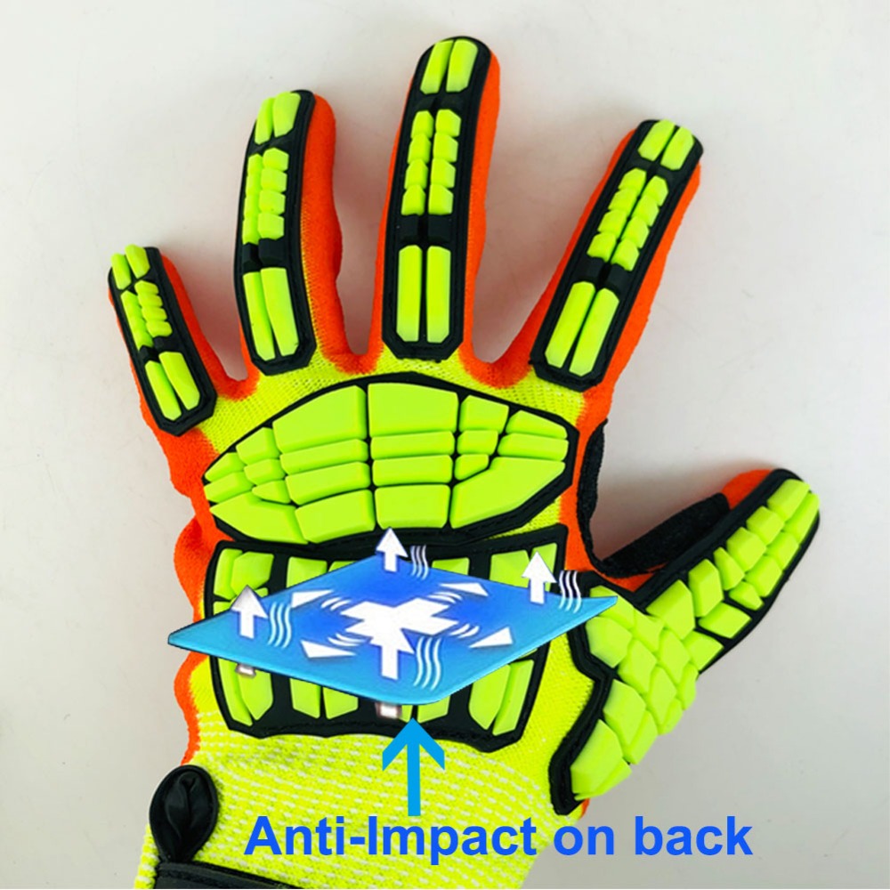 NMSafety Cut Resistant Level 5 - Work Glove Impact recension och pris