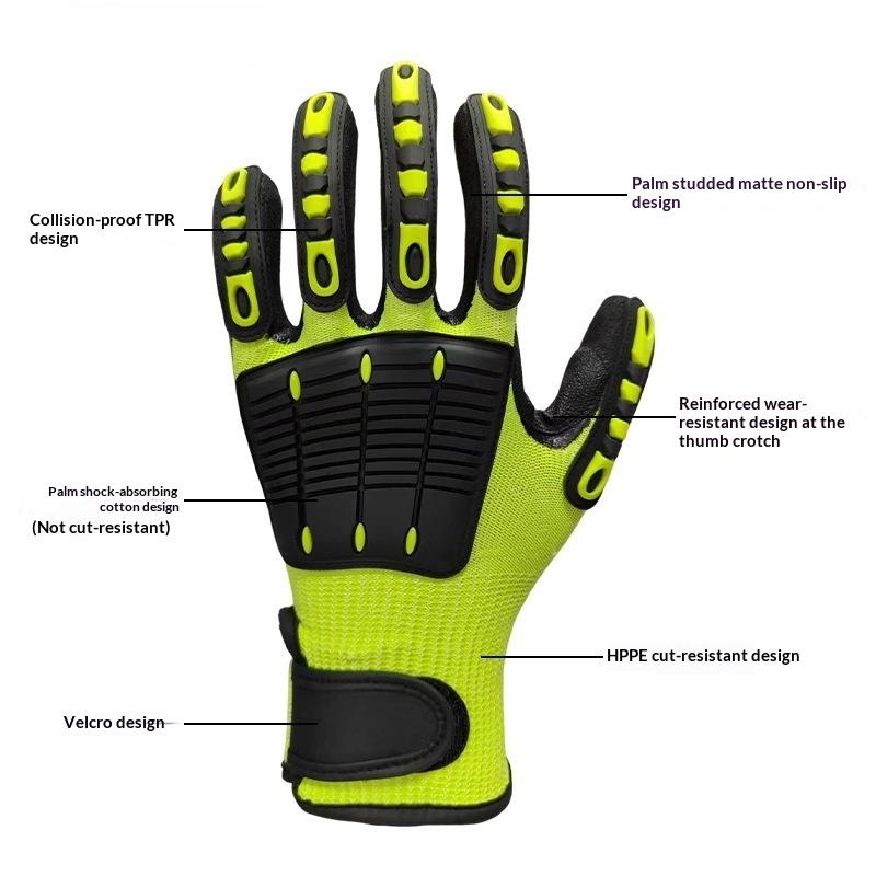 Cut Resistant Safety Work Glov - Work Glove Impact recension och pris